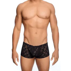 MOB Eroticwear Boxer sexy Dentelle LACE MoB Noir